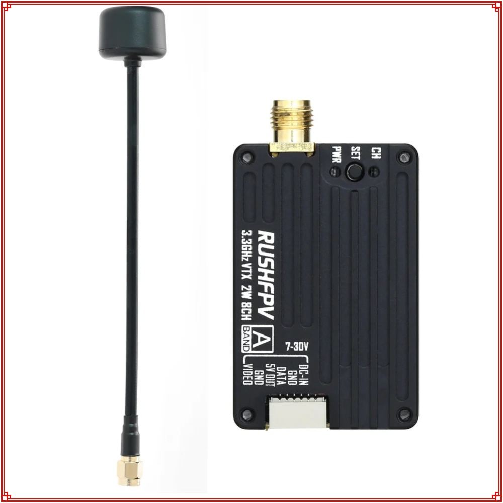 Fpv Drone Receiver - Nuovo Trasmettitore RUSHFPV 3.3G 2W VTX