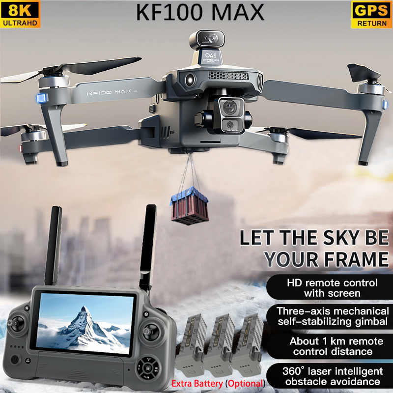 Fpv Drone Charger - KF100 MAX GPS Drone 4K Fotocamera