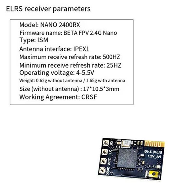 Fpv Drone Antenna - CYGJ-10PCS Ricevitore ELRS 2.4Ghz NANO Expresslrs