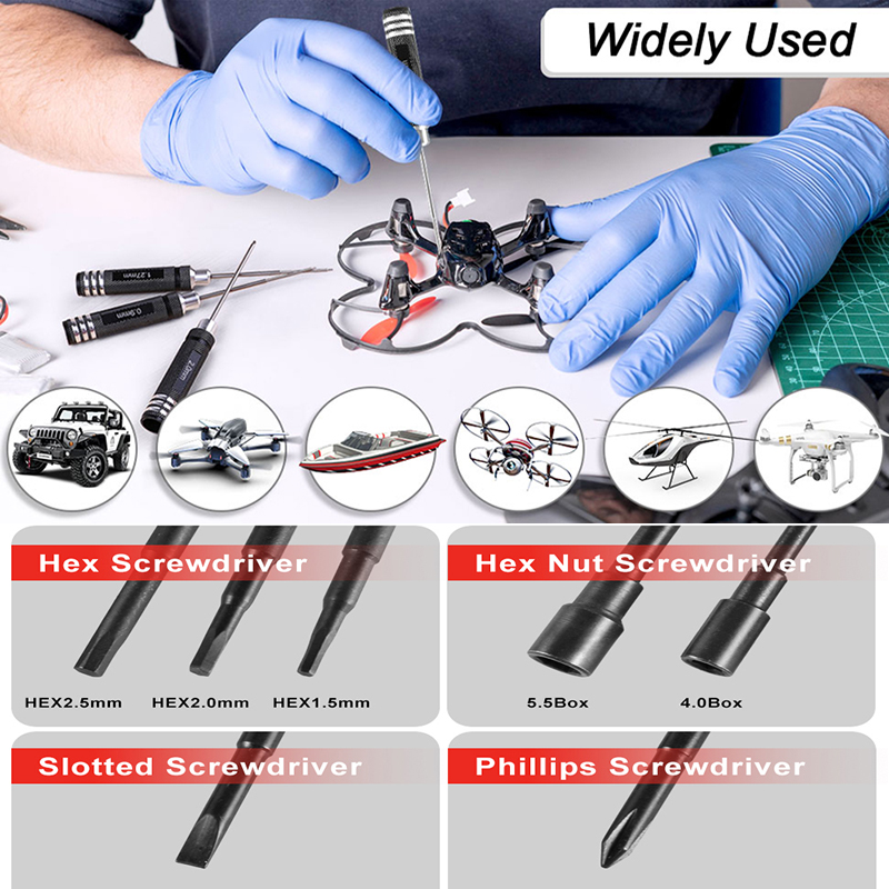 Set di 7 Cacciaviti Esagonali  - Fpv Drone Tool Kit recensione e prezzo