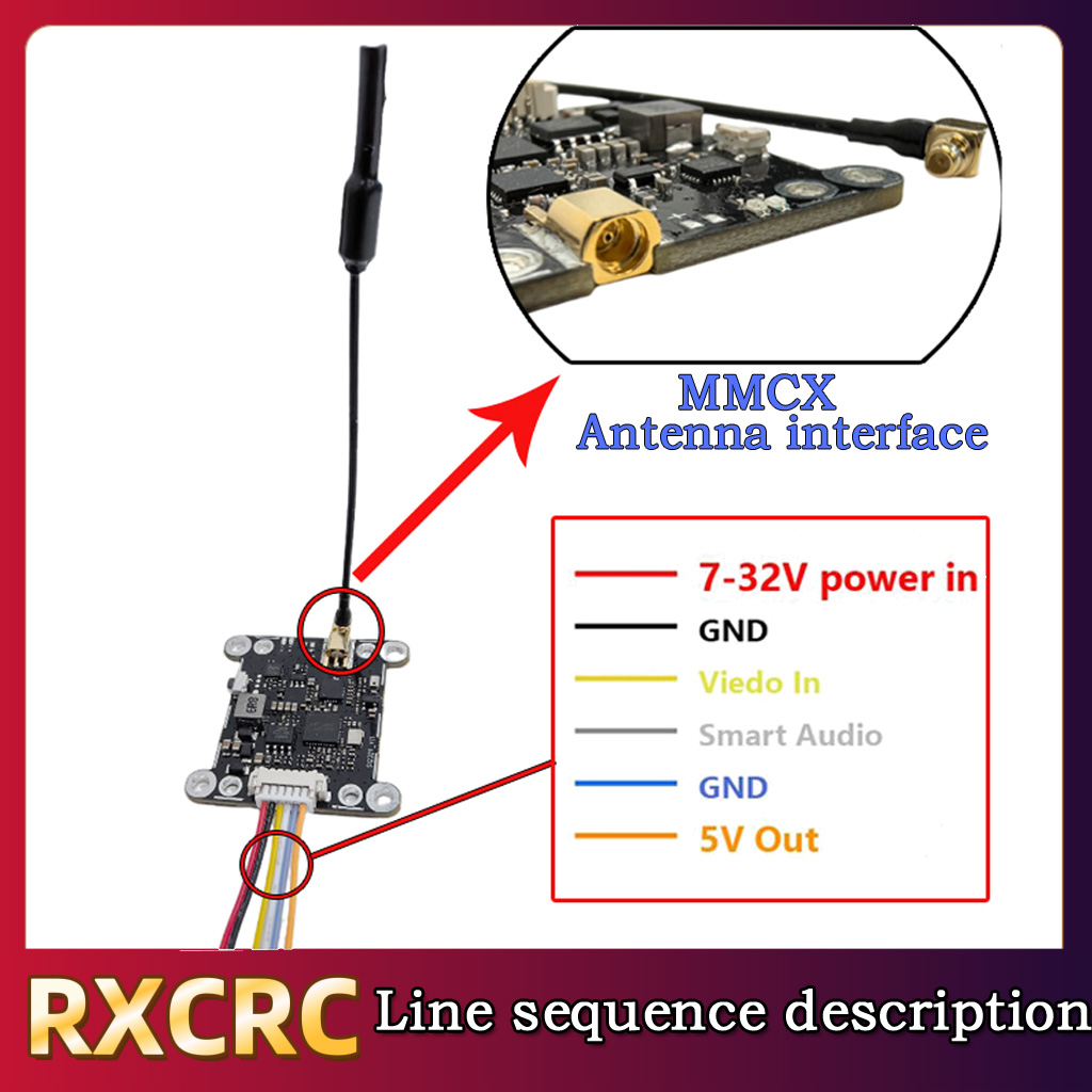Modulo RXCRC 5.8G 48CH 1.6W VT - Fpv Drone Receiver recensione e prezzo