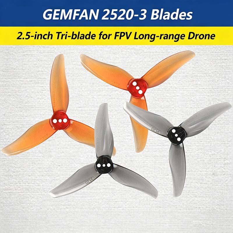 Elica Gemfan Hurricane 2520-3  - Fpv Drone Propeller recensione e prezzo