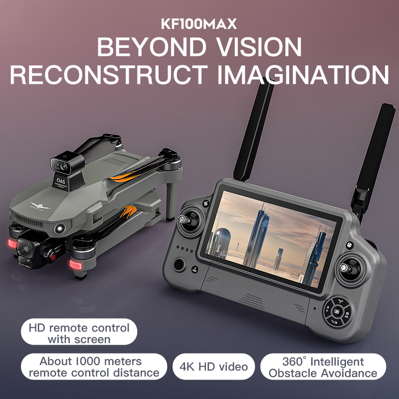 KF100 MAX GPS Drone 4K Fotocam - Fpv Drone Charger recensione e prezzo